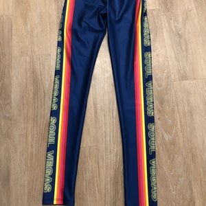 Goldsheep Blue Vegas Soul Leggings